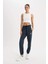 Fit Standart Fit Sporcu Jogger İnce Eşofman Altı Beli Bağcıklı Cepli Baskılı D7138AX25SP 13