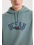 Boxy Fit Kapüşonlu Baskılı Sweatshirt E3207AX24WN 11