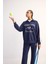 Fit Oversize Geniş Kalıp Polo Yaka Baskılı Sporcu Sweatshirt D7131AX25SP 12
