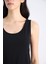 Slim Fit Dar Kesim Basic Düz Bisiklet Yaka Siyah Atlet I1059AZ25SM 11