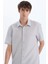 Regular Fit Polo Yaka Krinkıl Yazlık Kısa Kollu Gömlek E1223AX25SM 7