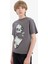 Erkek Çocuk Bisiklet Yaka Kaykay Baskılı Kısa Kollu Tişört D9293A825SM 10