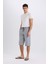 Long Fit Uzun Deniz Şortu B7298AX25HS 9