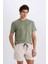 Regular Fit Kısa Boy Yumuşak Tuşeli Deniz Şortu E0993AX25HS 9