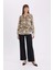 Regular Fit Leopar Desenli Uzun Kollu Gömlek I8266AZ25SP 13