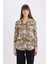 Regular Fit Leopar Desenli Uzun Kollu Gömlek I8266AZ25SP 15
