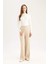 Relax Fit Triko Pantolon Geniş Bol Paça Basic Düz Beli Lastikli E2940AX24WN 12