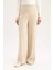 Relax Fit Triko Pantolon Geniş Bol Paça Basic Düz Beli Lastikli E2940AX24WN 13