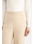 Relax Fit Triko Pantolon Geniş Bol Paça Basic Düz Beli Lastikli E2940AX24WN 14