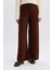 Relax Fit Triko Pantolon Geniş Bol Paça Basic Düz Beli Lastikli E2940AX24WN 8