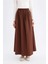 A Kesim Beli Lastikli Paraşüt Kumaş Maxi Etek E1265AX24WN 6