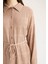 Regular Fit Ayarlanabilen Bağcıklı Bürümcük Uzun Kollu Gömlek Tunik E1946AX25SM 11