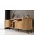 Lunaris Konsol 180 cm %100 Mdf Lake Ahşap Ayaklı 3