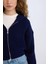 Regular Fit Kapüşonlu Fermuarlı Triko Hırka E2269AXNS 11
