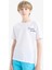 Erkek Çocuk Bisiklet Yaka Baskılı Kısa Kollu Tişört E3740A825SM 15