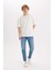 Slim Tapered Fit Dar Kalıp Normal Bel Daralan Paça Jean Pantolon D8745AX25SP 8