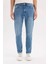 Slim Tapered Fit Dar Kalıp Normal Bel Daralan Paça Jean Pantolon D8745AX25SP 10