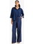 Wide Leg Çift Cepli Beli Lastikli Standart Boy Keten Karışımlı Pantolon E1981AX25SM 9