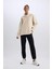 Fit Standart Fit Uzun İnce Jogger Eşofman Altı Cepli Beli Paçası Lastikli E3546AX24WN 9