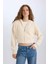 Regular Fit Kapüşonlu Fermuarlı Triko Hırka E2269AXNS 7