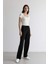 Wide Leg Kumaş Pantolon Normal Bel Geniş Cepli Pensli Bol Paça E2470AX24WN 10