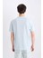 %100 Pamuk Regular Fit Bisiklet Yaka Baskılı Kısa Kollu Tişört E1317AX25SM 10