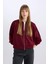 Regular Fit Kolej Yaka Fermuarlı Cepli Basic Düz Bomber Hırka E3952AX24WN 8