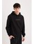 Regular Fit Kapüşonlu Sırt Baskılı Sweatshirt E3204AX24WN 9