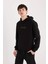 Regular Fit Kapüşonlu Sırt Baskılı Sweatshirt E3204AX24WN 10