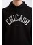 Regular Fit Kapüşonlu Baskılı Sweatshirt E3208AX24WN 9