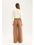 Wide Leg Geniş Paça Beli Lastikli Bağcıklı Basic Düz Palazzo Pantolon C5628AX25SP 10