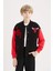 Erkek Çocuk NBA Chicago Bulls Kolej Yaka Çıtçıtlı Sırt Baskılı Bomber Ceket D9556A825SP 12