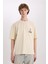 %100 Pamuk One Piece Oversize Geniş Kalıp Bisiklet Yaka Sırt Baskılı Kısa Kollu Tişört B8098AX25SP 10