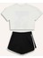Kız Çocuk 2'li Takım Kısa Kollu Tişört Beli Lastikli Şort E3817A825SM 15