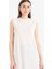 Regular Fit Bisiklet Yaka Basic Düz Kolsuz Tesettür Tişört Tunik A8352AX25SP 7
