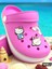 Hello Kitty Kız Çocuk Kaymaz Taban Işıklı Pembe Terlik Havuz Plaj Sandaleti 1