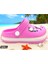 Hello Kitty Kız Çocuk Kaymaz Taban Işıklı Pembe Terlik Havuz Plaj Sandaleti 3