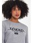 Kadın Bisiklet Yaka Rahat Kalıp 3 Iplik Kalın Tokyo Baskılı Sweatshirt SPR24SWK30 5