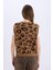 Coool Bisiklet Yaka Leopar Desenli Triko Süveter E4461AX25SP 15