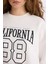 Loose Fit Bisiklet Yaka Baskılı Kalın Sweatshirt E3388AXNS 11