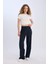 Wide Leg Kumaş Palazzo Pantolon Normal Bel Geniş Bol Paça Cepli Standart Boy D4356AX25SP 7