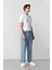 %100 Pamuk 90's Slim Fit Dar Kalıp Yüksek Bel Dar Paça Jean Pantolon D6685AX25SP 11
