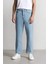 %100 Pamuk 90's Slim Fit Dar Kalıp Yüksek Bel Dar Paça Jean Pantolon D6685AX25SP 14