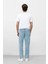 %100 Pamuk 90's Slim Fit Dar Kalıp Yüksek Bel Dar Paça Jean Pantolon D6685AX25SP 15