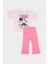 Kız Bebek Disney Mickey & Minnie 2'li Takım Kısa Kollu Tişört Fitilli Kaşkorse Beli Lastikli Tayt E4849A525SM 8