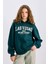 Regular Fit Kapüşonlu Baskılı Kalın Sweatshirt E3331AXNS 12