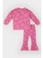 Kız Bebek 2'li Takım Bisiklet Yaka Sweatshirt Beli Lastikli İspanyol Paça Alt D8350A525SP 8