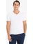 Slim Fit Dar Kesim V Yaka Basic Düz Üst L4884AZ25SP 10