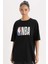 Fit NBA Wordmark Boxy Fit Bisiklet Yaka Kısa Kollu Tişört Z9313AZ25SM 7