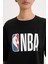 Fit NBA Wordmark Boxy Fit Bisiklet Yaka Kısa Kollu Tişört Z9313AZ25SM 11